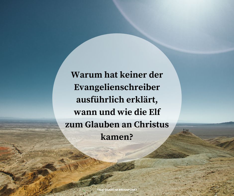 Wann wurden die elf Jünger wiedergeboren?