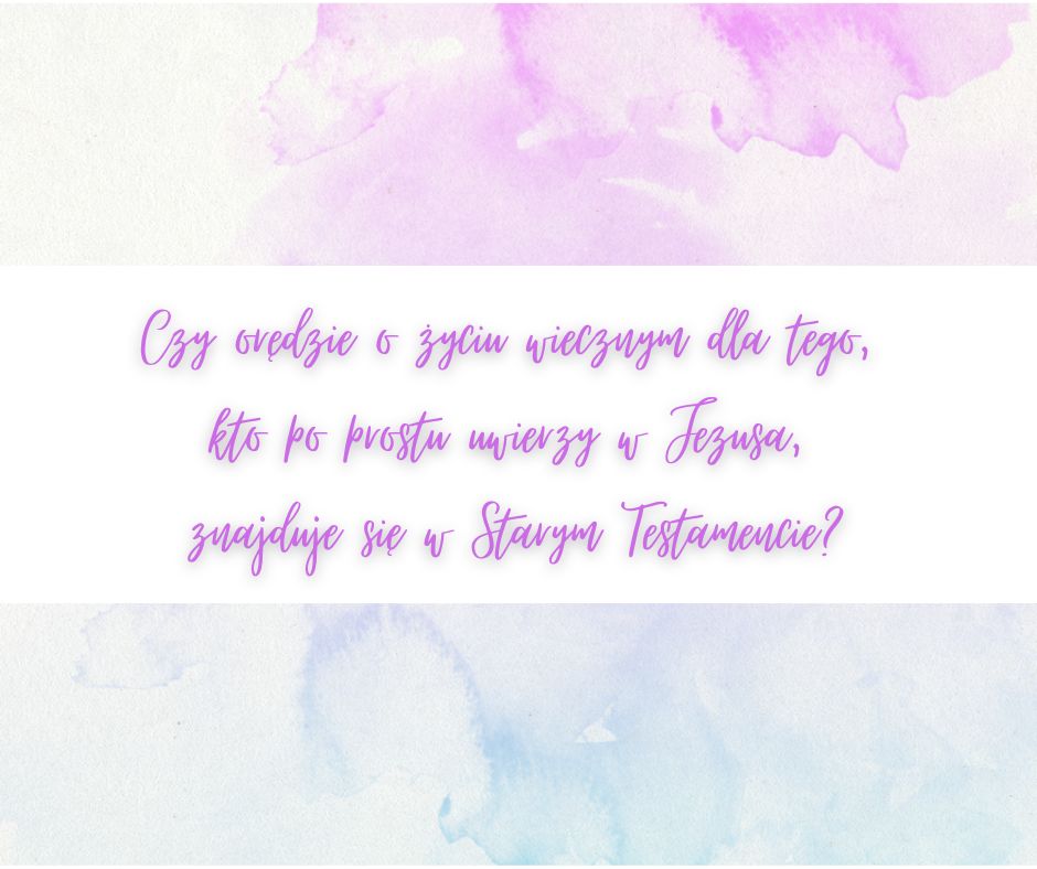 Zbawcze poselstwo przed erą Kościoła