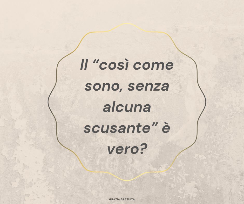 Bisogna allontanarsi dai propri peccati