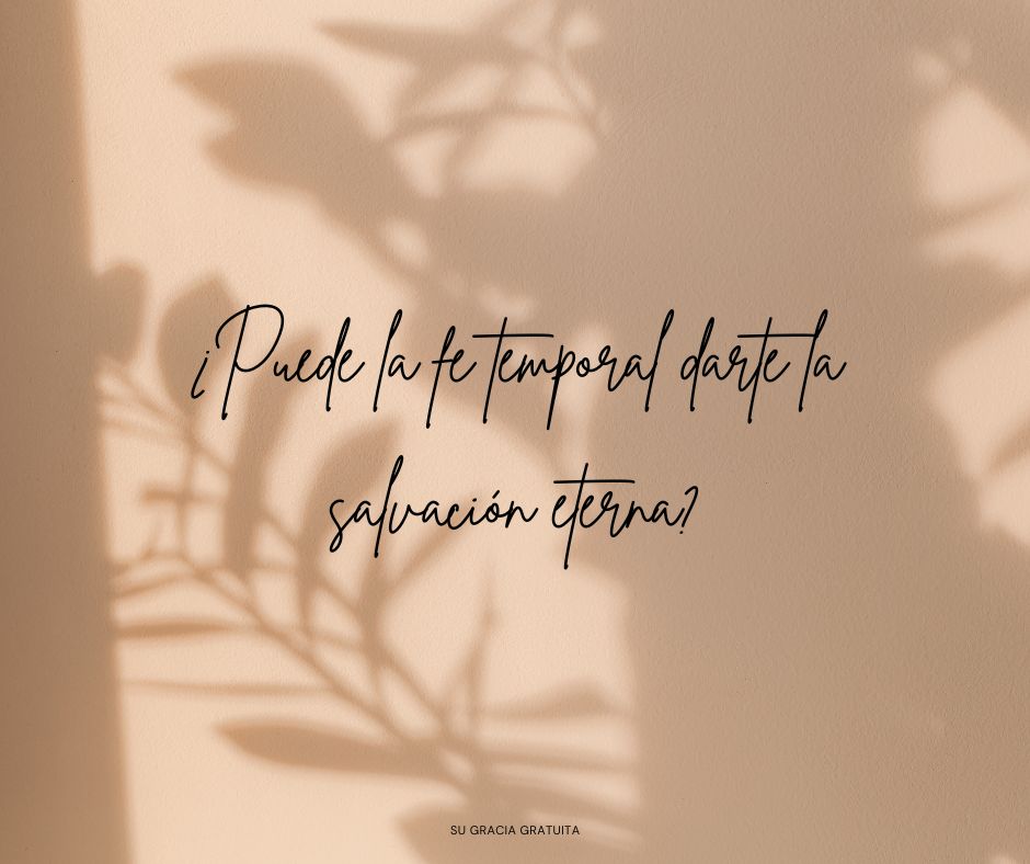 ¿Son salvos los creyentes del suelo pedregoso?