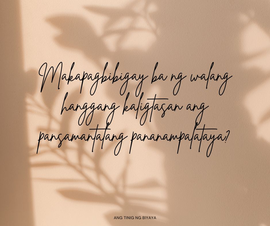 Makapagbibigay ba ng walang hanggang kaligtasan ang pansamantalang pananampalataya (1)