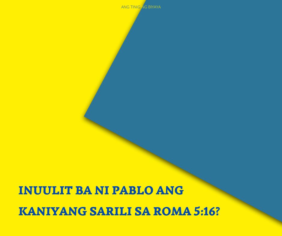 Ang Roma Ba Ay Sinulat Bilang Isang