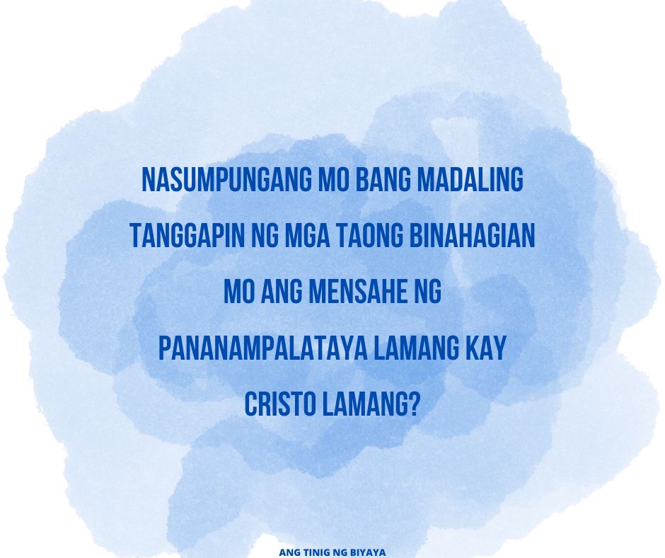 MADALI LANG BA ANG EASY BELIEVISM?