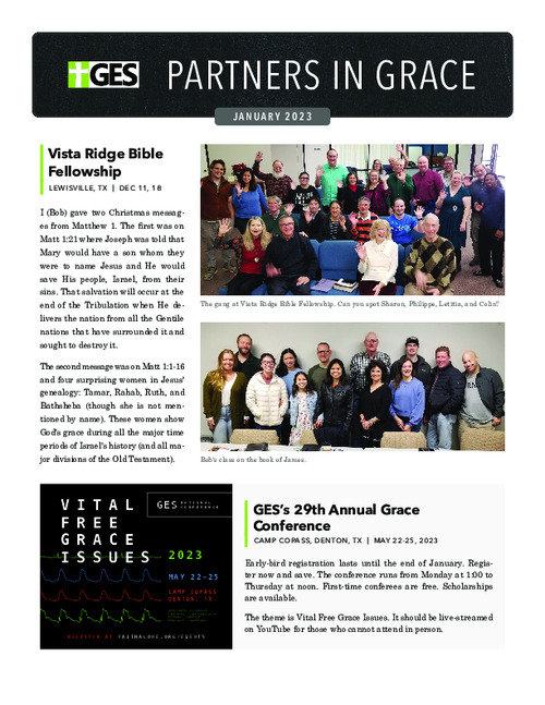 Partners in Grace Cover - January 2023
