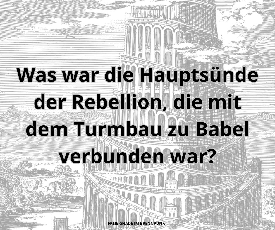 Die erste Ablehnung des Schöpfungsauftrags