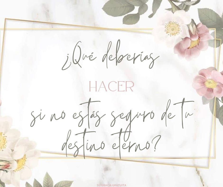 ¿Es suficiente creer que