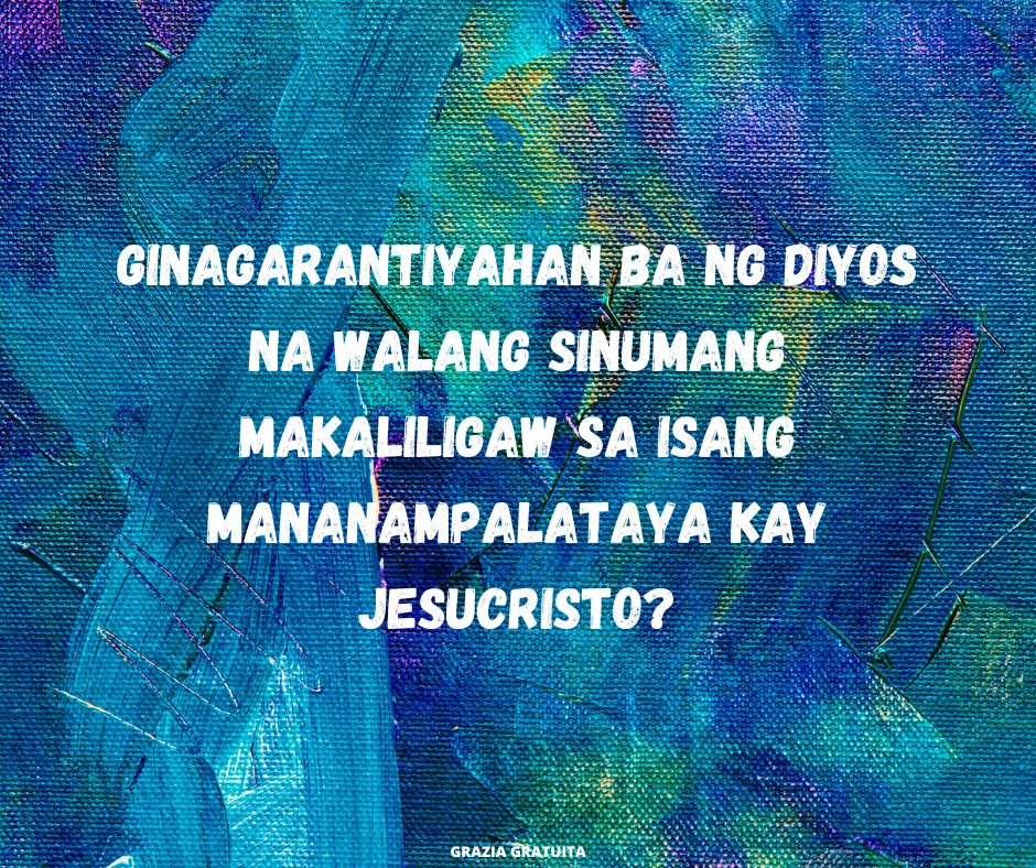 DAPAT BANG MAG-ALALA ANG MGA MANANAMPALATAYANG SILA AY MAAARING MAHULOG PALAYO?