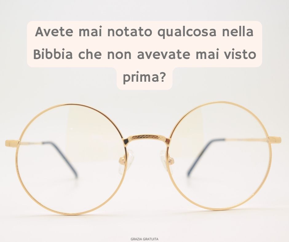 Indossare gli occhiali giusti