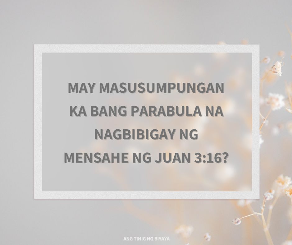 Karamihan Ba Sa Mga Parabula Ay Patungkol