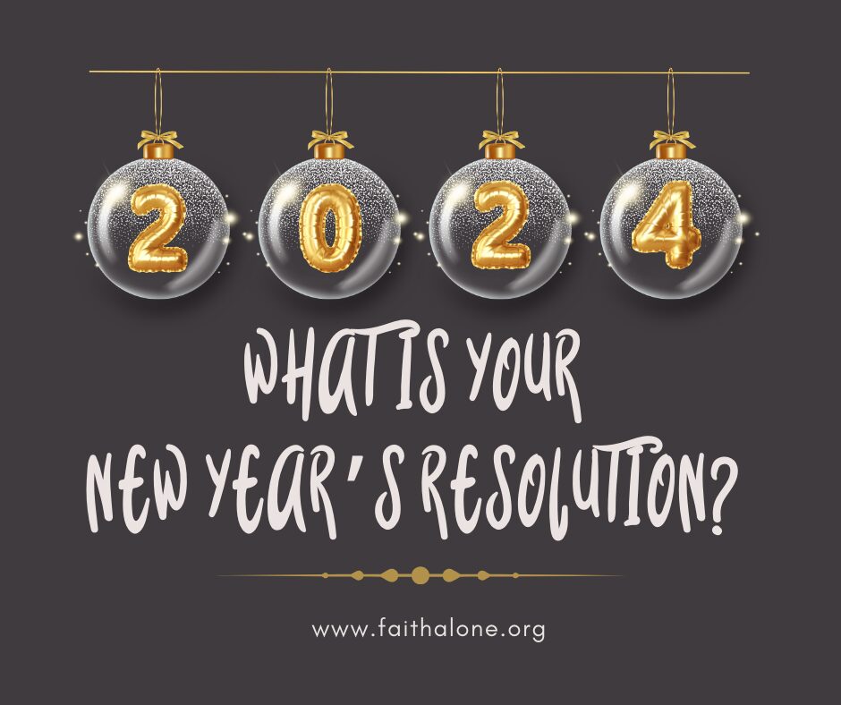 What is your New Year’s resolution