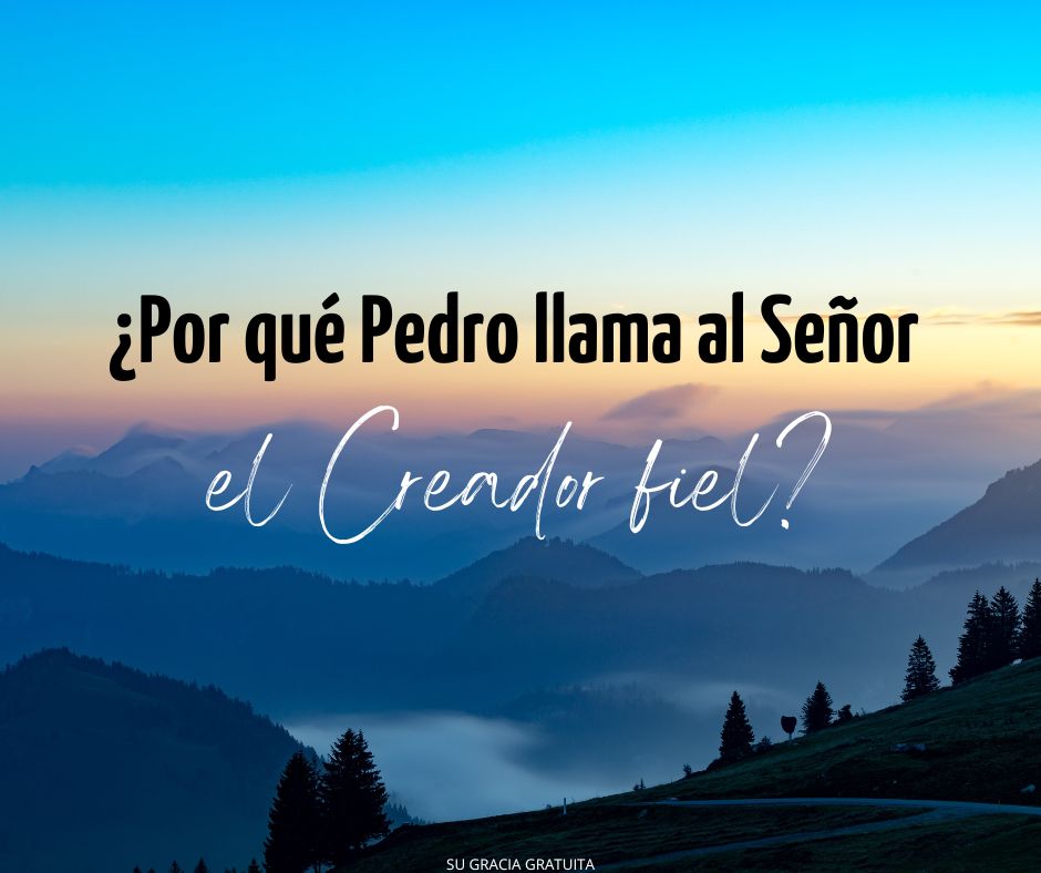 El fiel Creador del que sufre