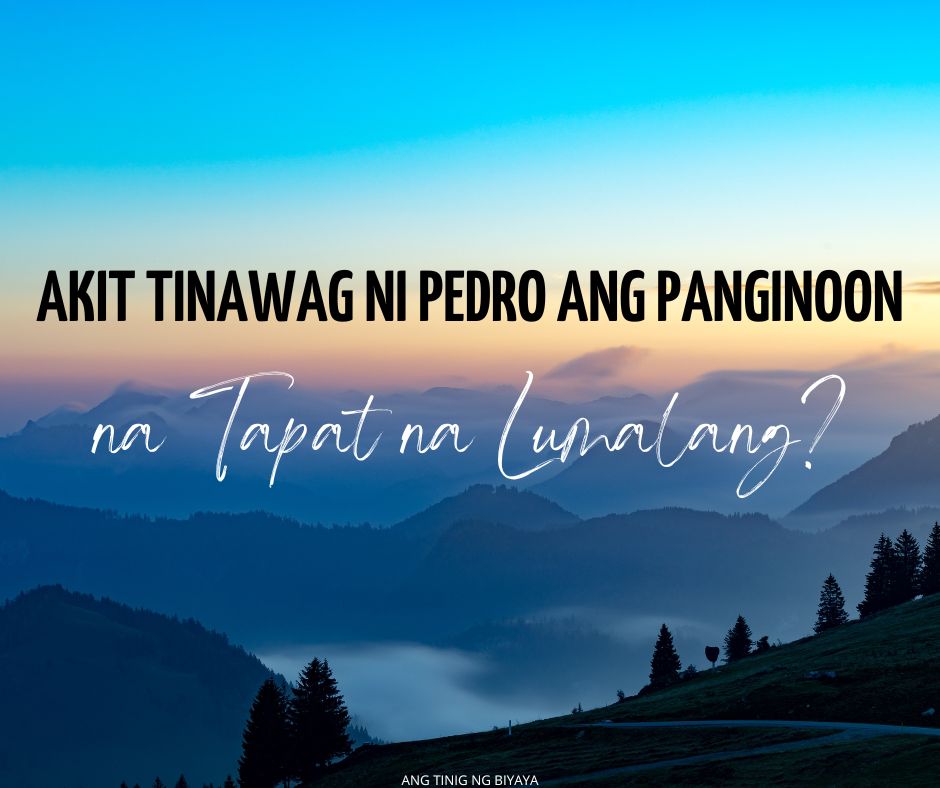 Ang Tapat Na Lumalang Ng Nangagbabata2
