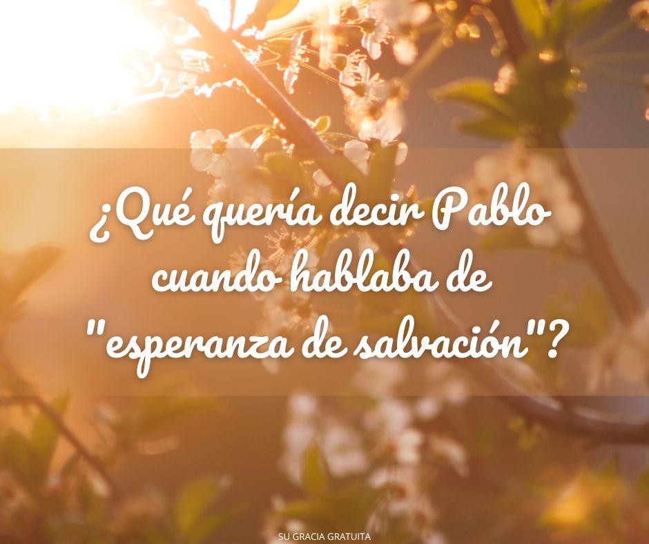 ¿Tienes la esperanza de salvación?