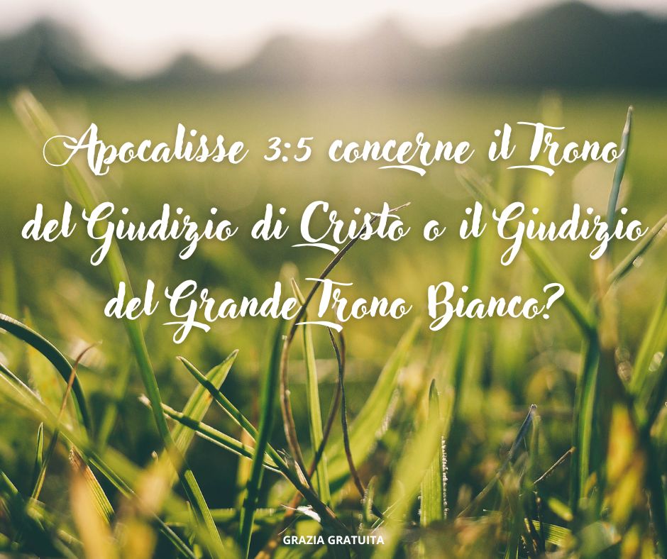 Dio cancella i credenti dal Libro della Vita?