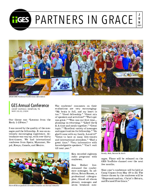 Partners in Grace Cover - June 2024