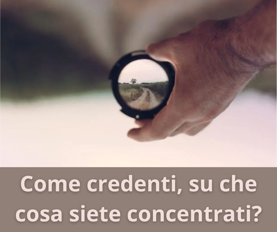 Tenete lo sguardo sulla ricompensa