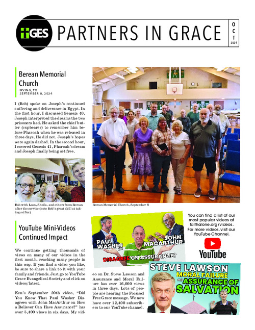 Partners in Grace Cover - October 2024