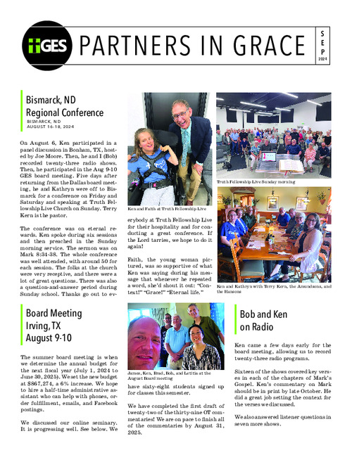 Partners in Grace Cover - September 2024