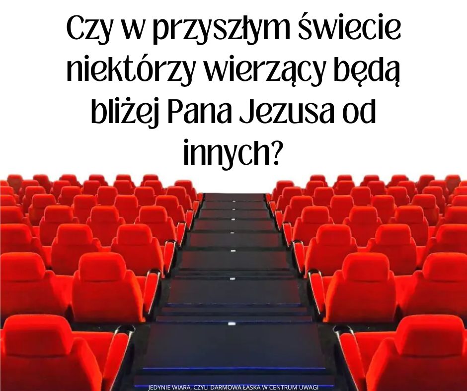Siedząc w pierwszym rzędzie