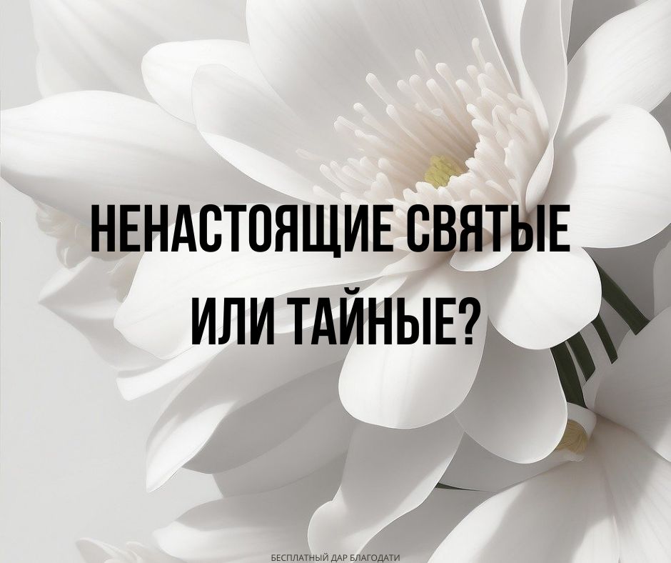 Ненастоящие святые или тайные? - Иоанна