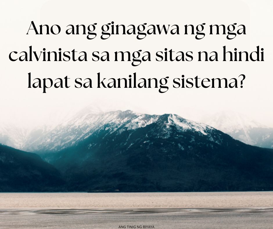 ang calvinismo ay may kahon ng mga misteryong sitas