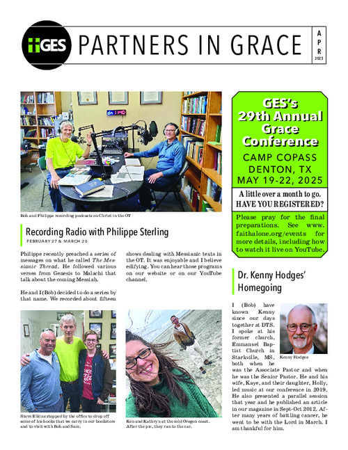 Partners in Grace Cover - May 2025