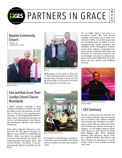 Partners in Grace Cover - March 2025