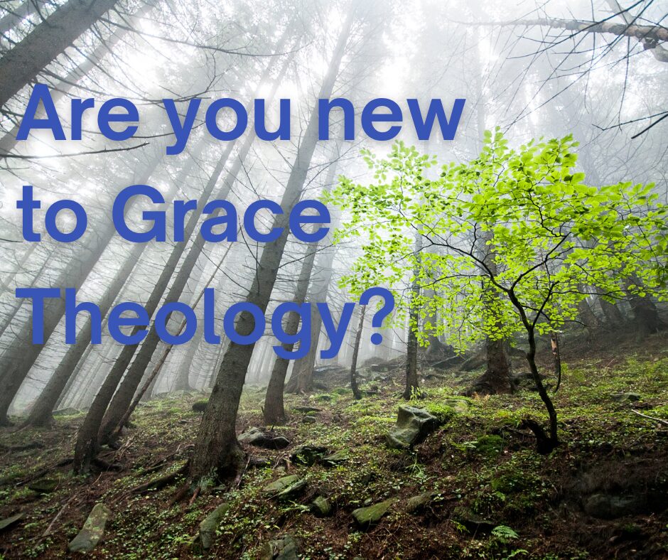 Are you new to Grace Theology