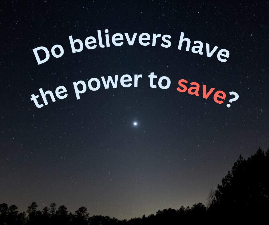 Do you remember the question that the Lord Jesus asked Martha