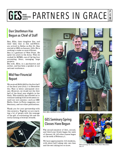 Partners in Grace Cover - February 2026