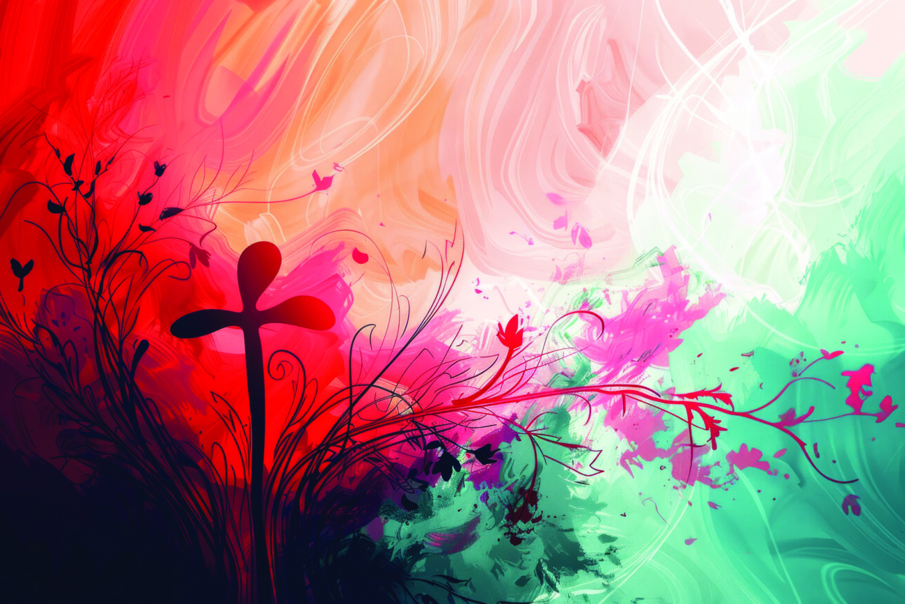 abstract background for Good Friday --ar 3:2 Job ID: 3c2e2b67-3383-47eb-ba4c-21d791fc28ae