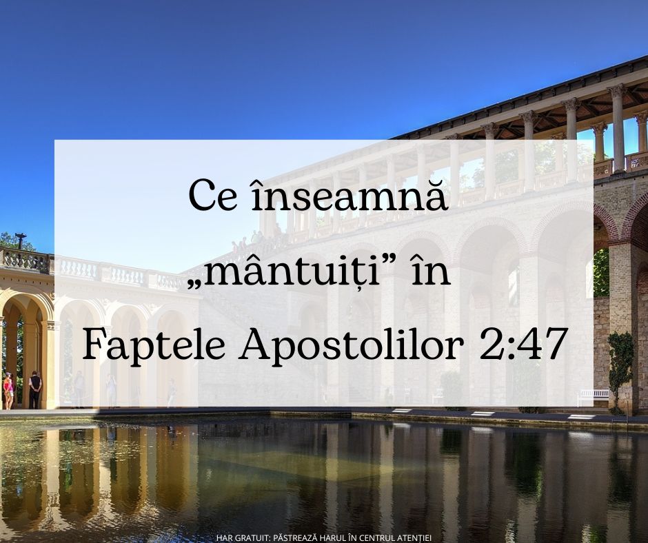 Mântuiți, dar nu de iad