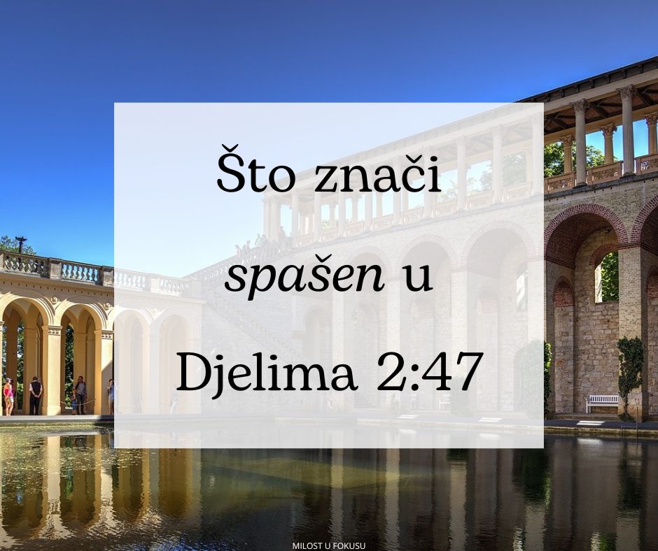 Biti spašen, ali ne od pakla